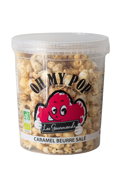 POP CORN CARAMELBEURRE SALÉ BIO 80G POT