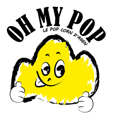 Logo de la marque Oh My Pop ! Le pop-corn d'Agen